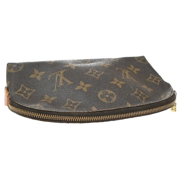 LOUIS VUITTON Pochette Cosmetic Pouch Bag Monogram Leather BN M47515 04EF783 - Picture 5 of 14